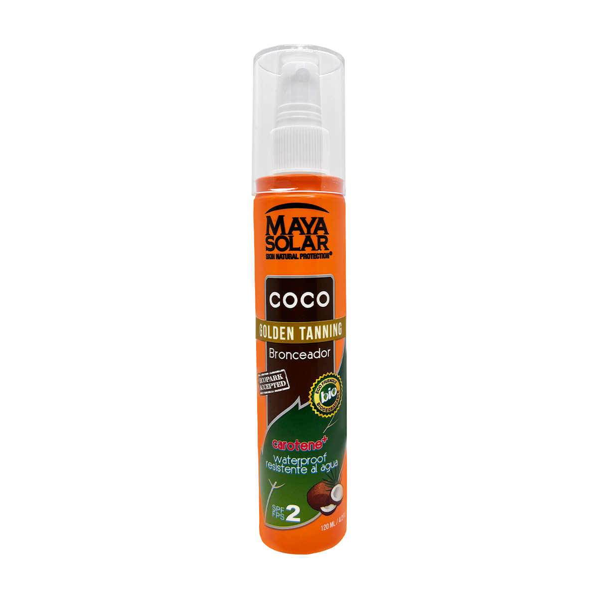 Loción Bronceadora Natural Coconut 120 ml.