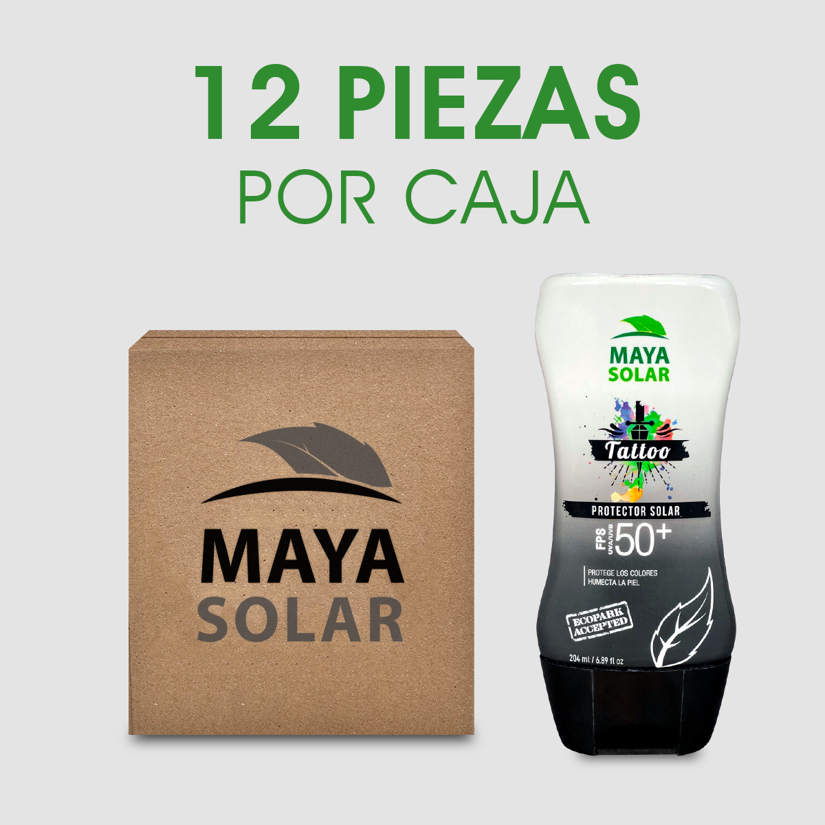 Caja Bloqueador Solar Tattoo 204 ml