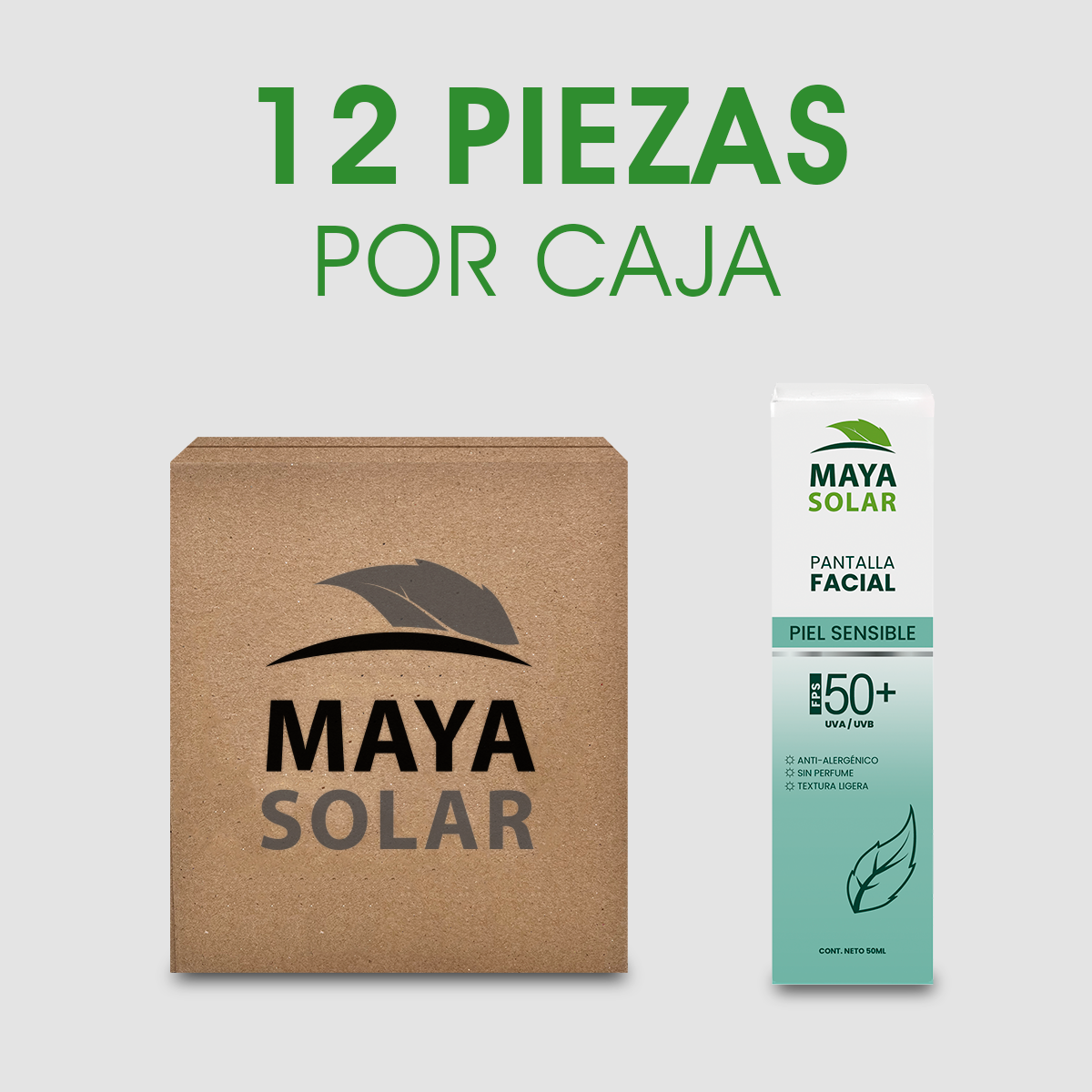Caja Pantalla Facial Piel Sensible 50 ml