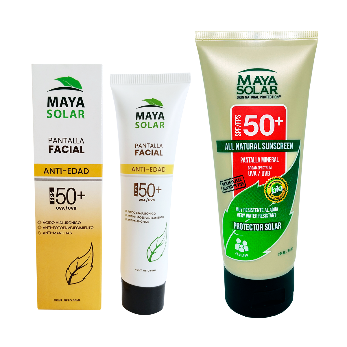 Doble Escudo Solar Pantalla Facial Anti Edad