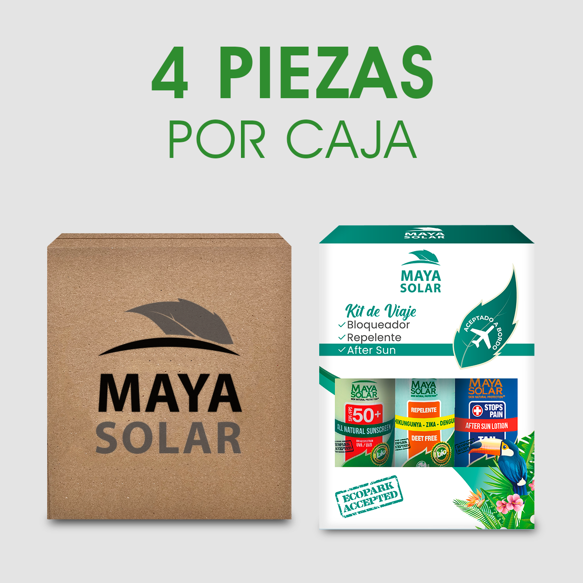 Caja Kit de viaje 60 ml