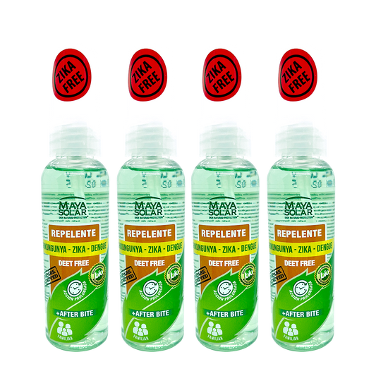Kit de Repelente De Mosquitos Natural y Biodegradable Packs 3 Pz+1 De Regalo de 60 ml