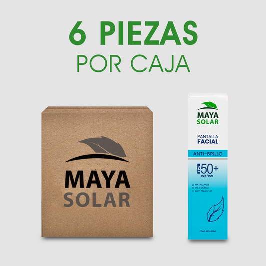 Caja Pantalla Facial Anti Brillo 50 ml