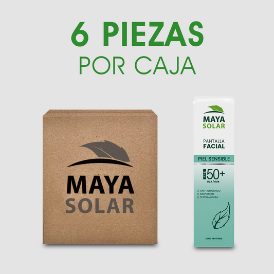Caja Pantalla Facial Piel Sensible 50 ml