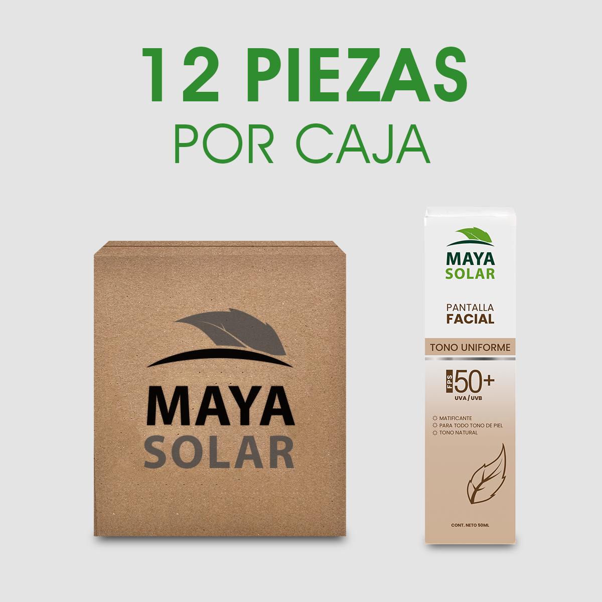 Caja Pantalla Facial Tono Uniforme 50 ml