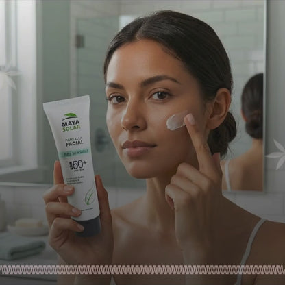 Pantalla Facial Piel Sensible FPS 50+ Maya Solar de 50 ml.
