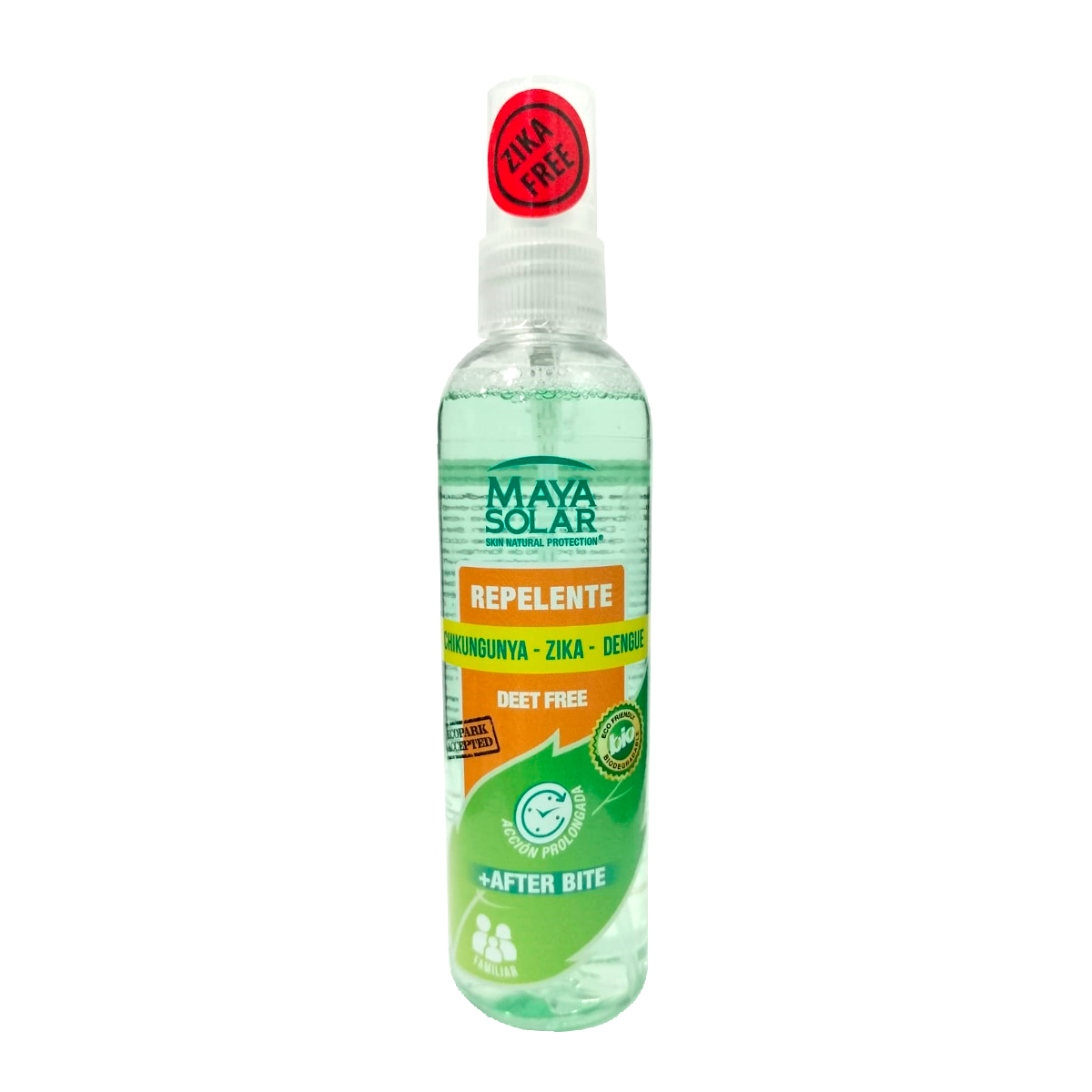 Repelente de Insectos con AfterBite Maya Solar en spray de 120 ml.