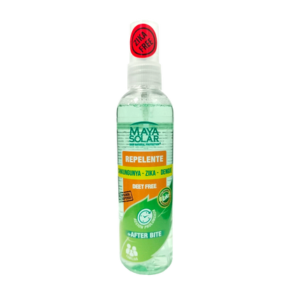 Repelente de Insectos con AfterBite Maya Solar en spray de 120 ml.